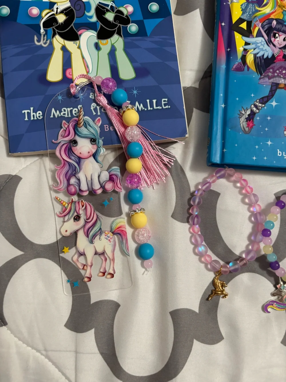 Unicorn show fandom vibes handcrafted bundle with books! 🦄